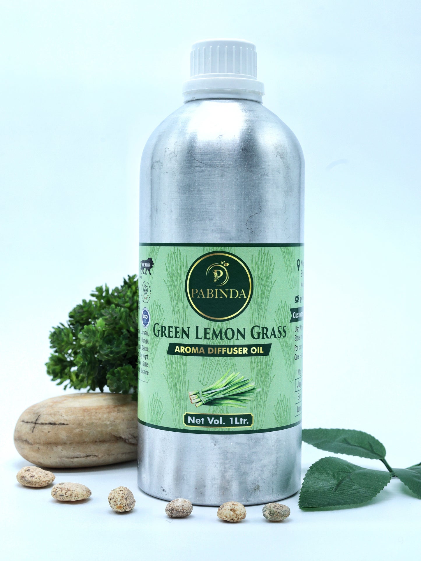 Pabinda Green Lemon Grass Aroma Diffuser Oil
