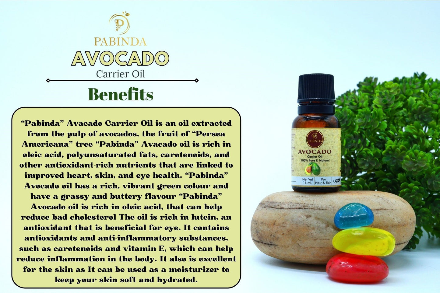 Pabinda Avacado Carrier Oil