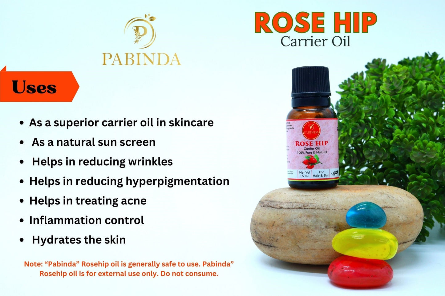 Pabinda Rosehip Carrier Oil