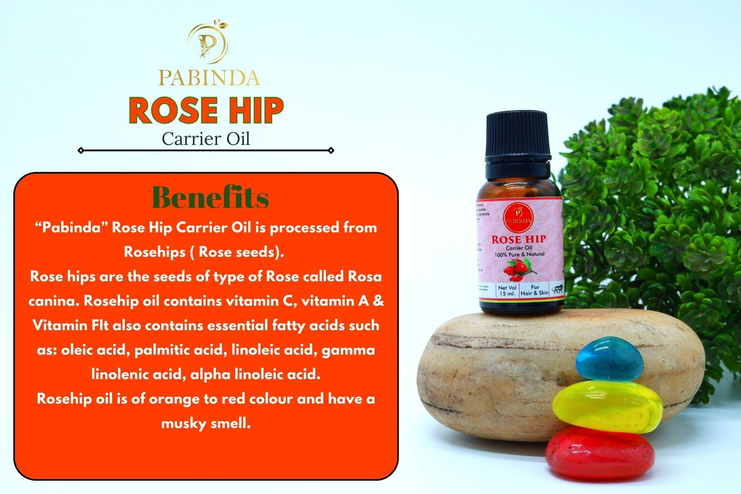 Pabinda Rosehip Carrier Oil