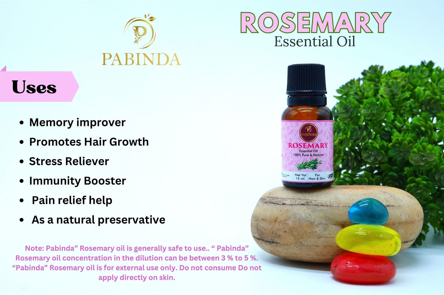 Pabinda Rosemary Essential oil