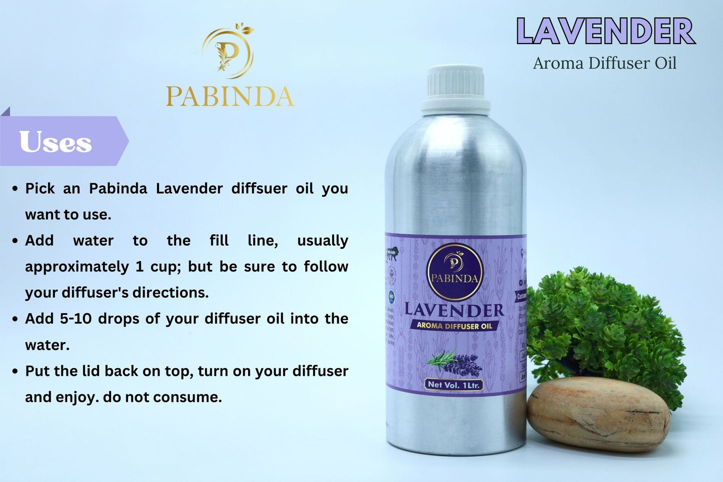 Pabinda Lavender Aroma Diffuser oil