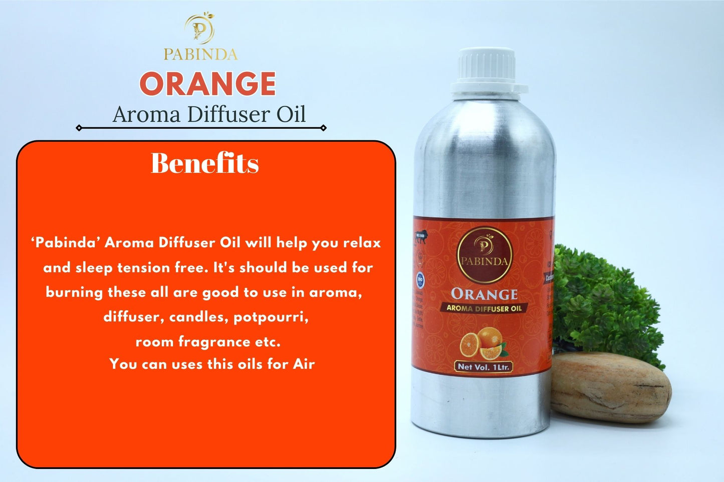 Pabinda orange Aroma diffuser oil