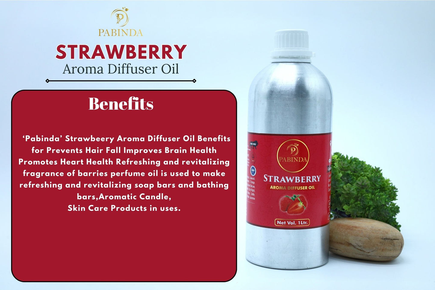 Pabindia strawberry Aroma diffuser oil