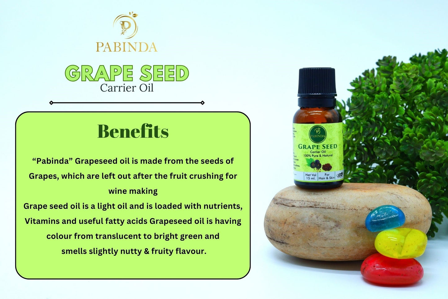 Pabinda Grapeseed Carrier Oil